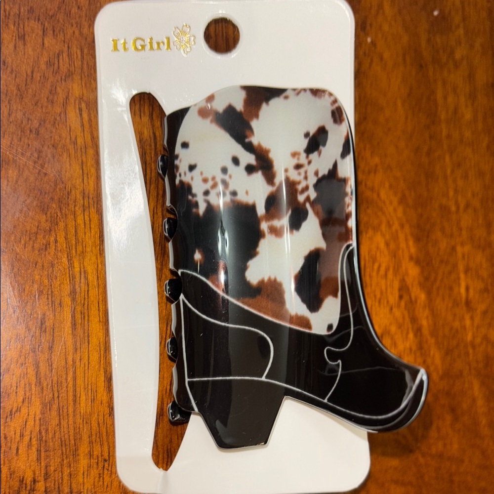 It Girl Cowboy Boot Hair Clip
